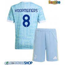 Maglie da calcio Juventus Teun Koopmeiners #8 Seconda Maglia Bambino 2025-26 Manica Corta + Pantaloni corti)